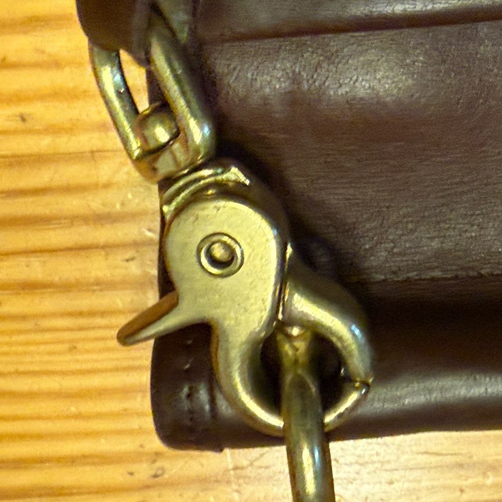 Vintage Mahogany Coach Willis Bag 9/10 - Made in Hungary - Picture 11 of 16